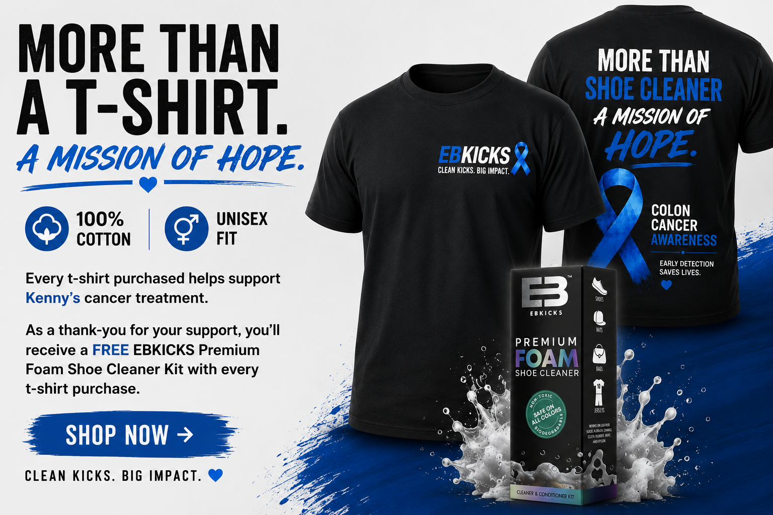 More Than a T-Shirt. A Mission of Hope.